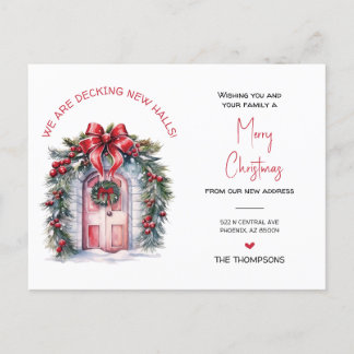 We've Moved New Home Christmas Moving Announcement