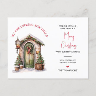 We've Moved New Home Christmas Moving Announcement