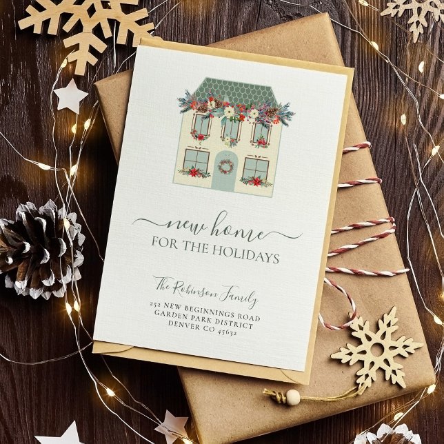 We've moved new home holiday Christmas moving Announcement (Creator Uploaded)