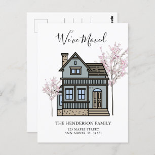 We've Moved New Home Moving Announcement Postcard