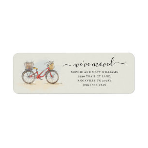 We've Moved New Home Moving Return Address Return Address Label