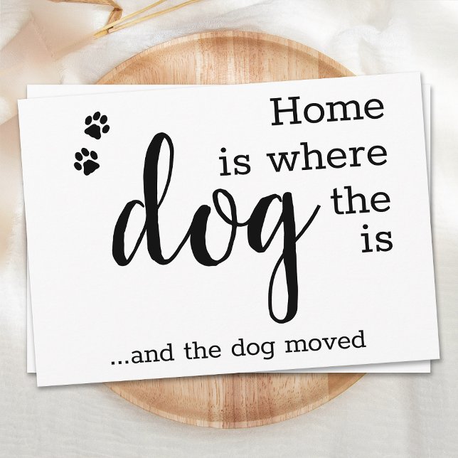 We've Moved New Home Pet Dog Moving Announcement (Creator Uploaded)