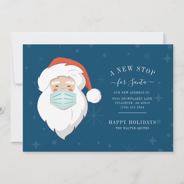 We've Moved New Stop for Santa Moving Announcement (Front)