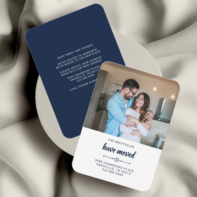 We've Moved Photo Moving Announcement (Modern Change of Address Photo Moving Announcement)