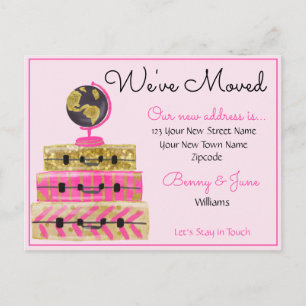 We've Moved Postcard