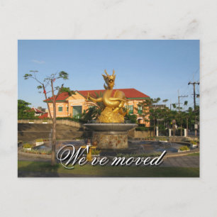 We've moved - Postcard