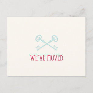 We've Moved Postcard