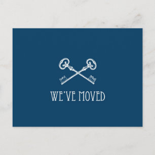We've Moved Postcard