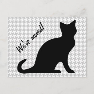 We've moved postcards with little black cat