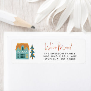We've Moved Return Address Label