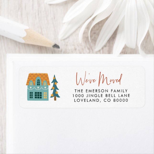 We've Moved Return Address Label (Insitu)