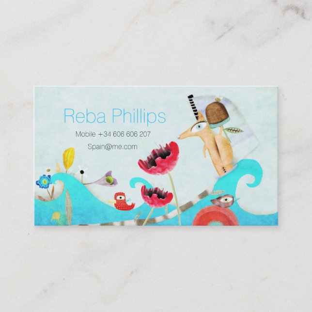 We've moved Spain Business Card (Front)