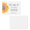 We've Moved Sunflower Announcement Card