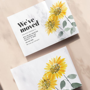 We've Moved Sunflower Moving Announcement