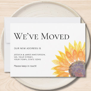 We've Moved Sunflower Moving  Announcement