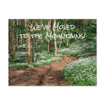 We've Moved to Mountains! Floral Trail Address Chg