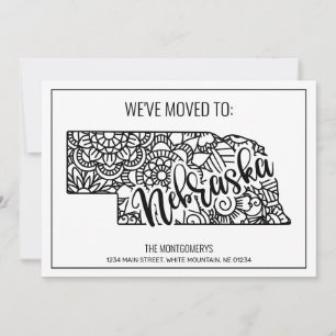 We've Moved To Nebraska State Floral Mandala Announcement