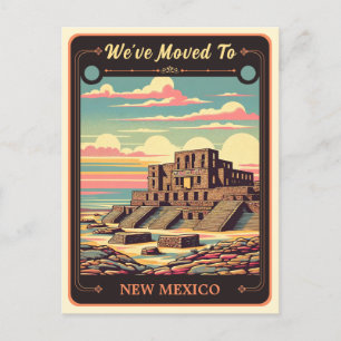 We've Moved To New Mexico   Vintage Postcard