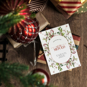 We've Moved Warm Winter Berry Moving Announcement