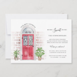 We've Moved Watercolor Moving Announcement