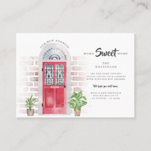 We've Moved Watercolor Moving Announcement