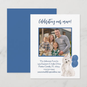 We've Moved Westie Family Photo Budget Announcement