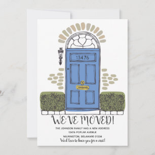 We've Moved - Whimsical Door - New Address Announc Invitation