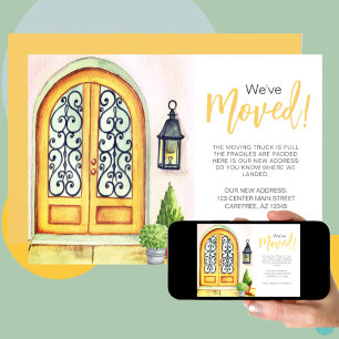 Weve Moved Yellow Door Announcement