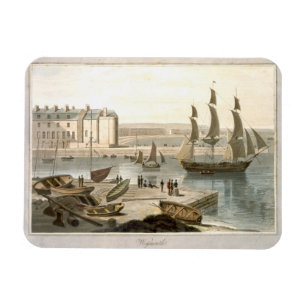 Weymouth Harbour, from 'A Voyage Around Great Brit Magnet