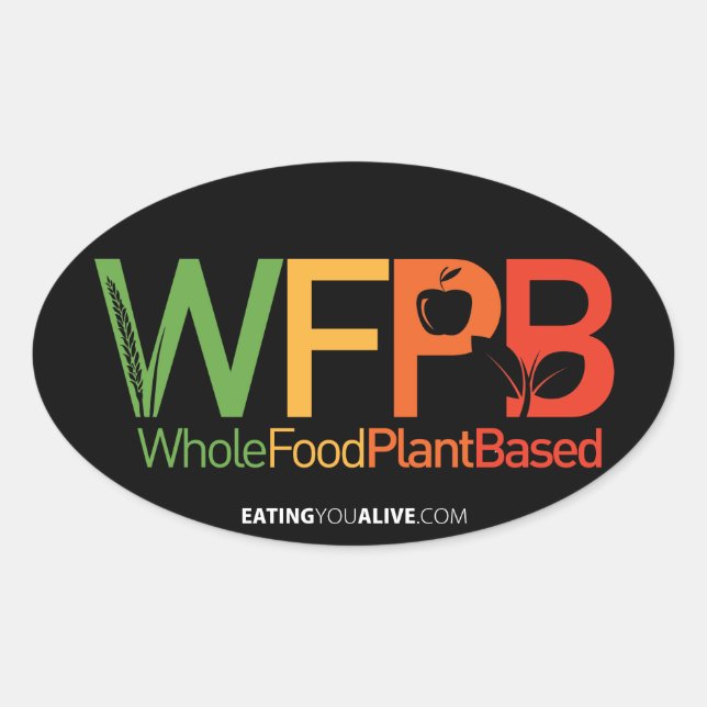 WFPB logo - dark sticker (Front)