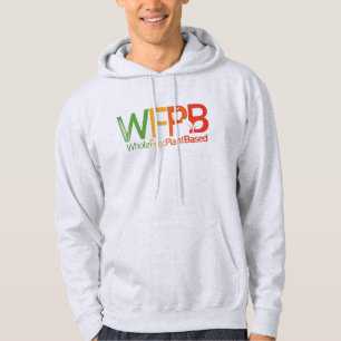 WFPB logo - Hooded Sweatshirt light