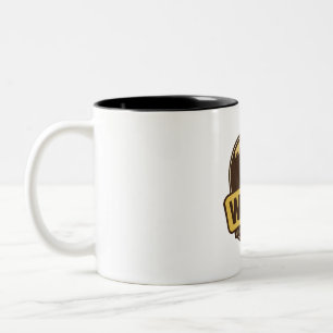 WFSP Mountain Biking Trail, Louisiana Two-Tone Coffee Mug