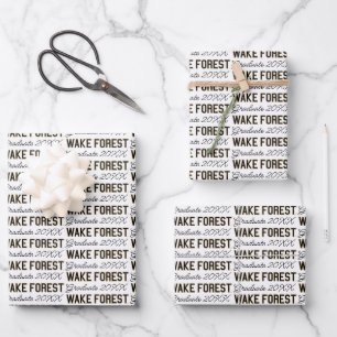 WFU   Wake Forest Wrapping Paper Sheet