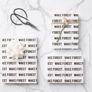 WFU   Wake Forest Wrapping Paper Sheet