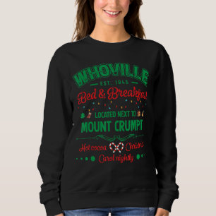Wh O Vi Lle Bed And Breakfast Hot Cocoa Xmas Carol Sweatshirt