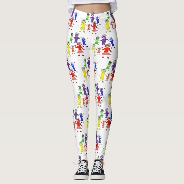 Whack-A-Do Leggings (Front)
