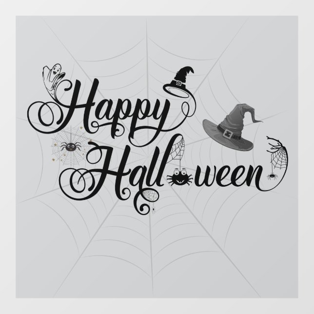 Whacky Happy Halloween With Webs (Sheet)