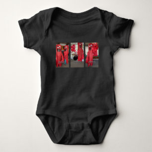 Whacky Inflatable Tube Guys Funny Baby Bodysuit