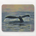 Whail Tail At Sunset