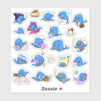 Whale 22 Stickers