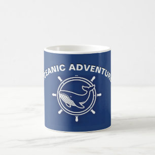 Whale and Helm Whale Watching Ocean Excursions Coffee Mug
