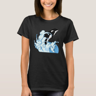 Whale  Animal Ocean Killer Whale Waves Orca T-Shirt