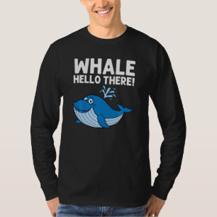 Whale Art For Men Women Orca Narwhal Blue Whales S T-Shirt