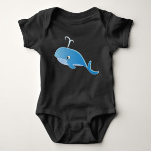 Whale - Baby Jersey Bodysuit