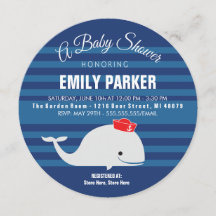 Whale | Baby Shower Invitation