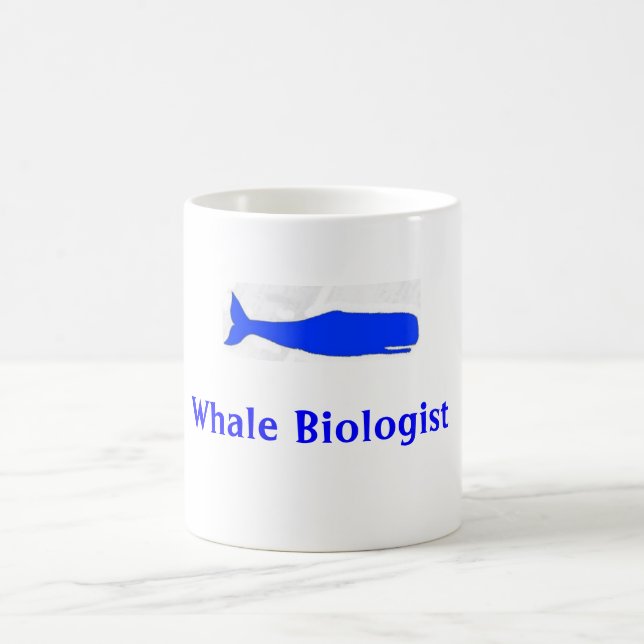 Whale Biologist Coffee Mug (Center)
