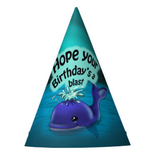 Whale Birthday Party Hat