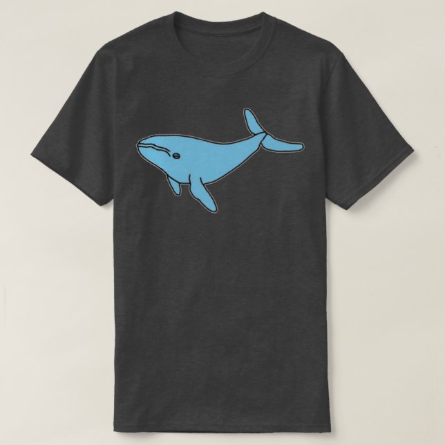 whale blue 1 T-Shirt (Design Front)