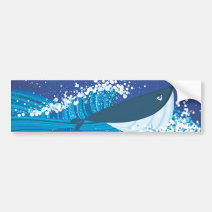 Whale Bumper Sticker