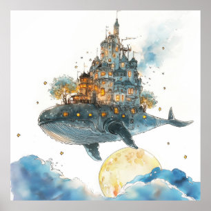 Whale: Castle in the Sky Poster